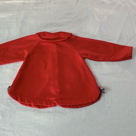 Sesame Street Vintage Red Jacket or Sweater with Embroidered Zoe Loves ABC’s 2T - Picture 9 of 10